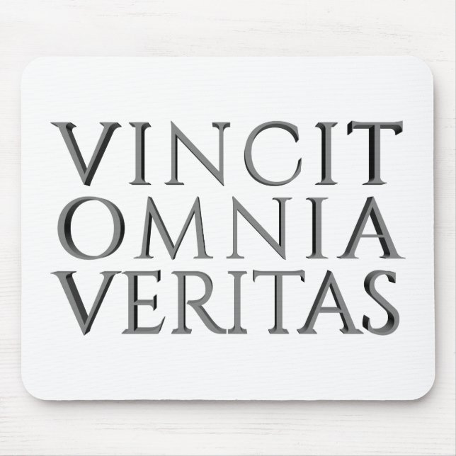 TAPIS DE SOURIS VINCIT OMNIA VERITAS MOUSE PAD (Devant)