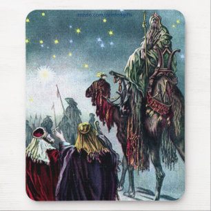 Tapis De Souris Vintage 3 Kings & Star of Bethlehem