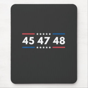 Tapis De Souris Vintage 45 47 48 Trump 2024 États-Unis Président d