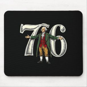Tapis De Souris Vintage 6-7 7-6 George Washington 67 Six Seven Ame