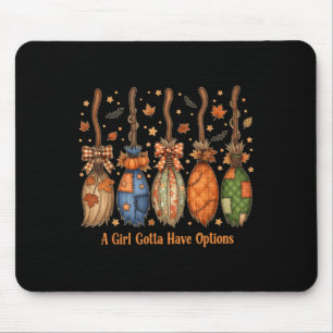Tapis De Souris Vintage A Girl Gotta Avoir Options Halloween Witch