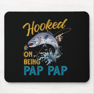 Tapis De Souris Vintage Accroché À Être Pap Pap Funny Pêche Fath