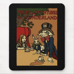 Tapis De Souris Vintage Alice Cover Mad Tea Party