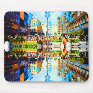 Tapis De Souris Vintage Allemagne Porte de la ville de Munich Kari
