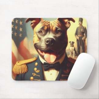 Tapis De Souris Vintage American Pit Bull Terrier Peinture