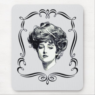 Tapis De Souris Vintage Art Gibson Girl