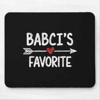 Tapis De Souris Vintage Babci’s Favorite Child Quote Heart Polish 