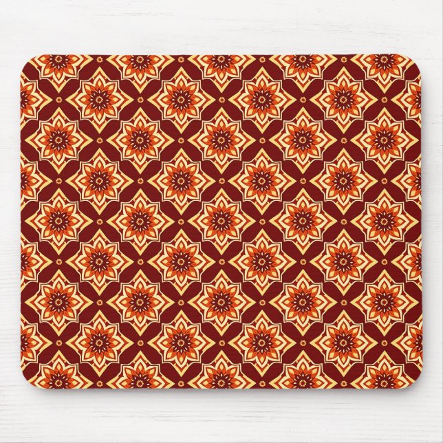 Tapis De Souris Vintage Boho Chic Floral (Devant)