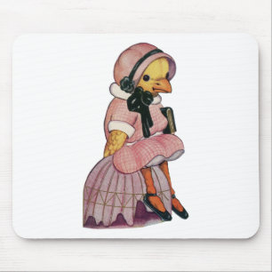 Tapis De Souris Vintage Chick dans une jolie robe rose