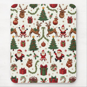 Tapis De Souris Vintage Christmas Mousepad