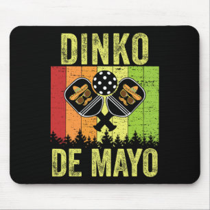 Tapis De Souris Vintage Cinco De Mayo Pickleball Dinko De