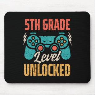Tapis De Souris Vintage Ck À L'École 5e Classe Niveau Déverrouillé