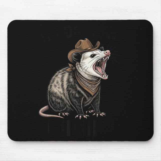 Tapis De Souris Vintage Cowboy Ossum Go On Now Giiiit Funny Wester (Devant)