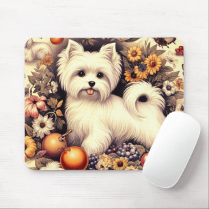 Tapis De Souris Vintage Cute Maltais