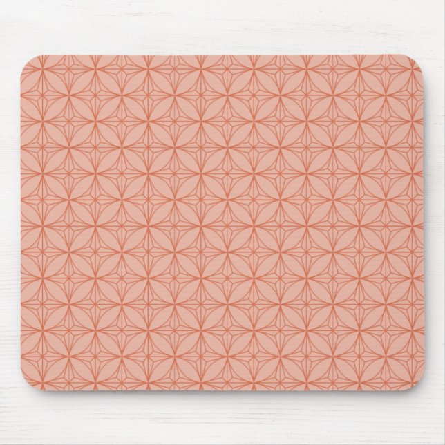 Tapis De Souris Vintage Dazzle Mousepad, Peach (Devant)