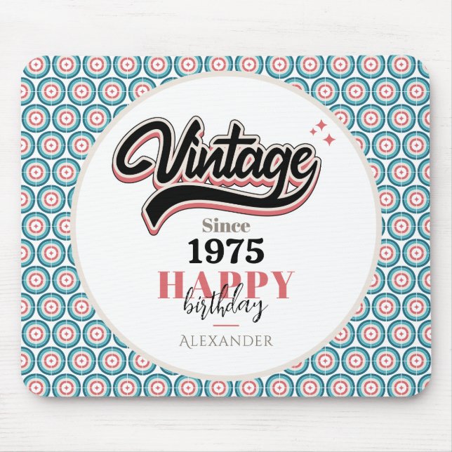 Tapis De Souris Vintage depuis - 1975 (Devant)