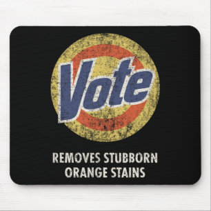 Tapis De Souris Vintage détergent anti-Trump pour les votes