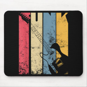 Tapis De Souris Vintage Electric Guitar Funk Musique amant cadeaux
