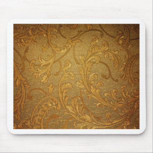 Tapis De Souris Vintage, élégant, rustique or, victorien, velours