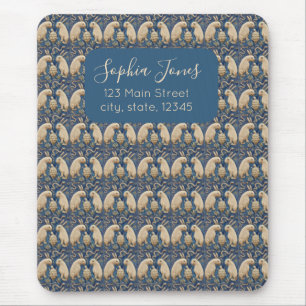 Tapis De Souris Vintage Espagnol Carrelage Animal Rabat Tortue Ble