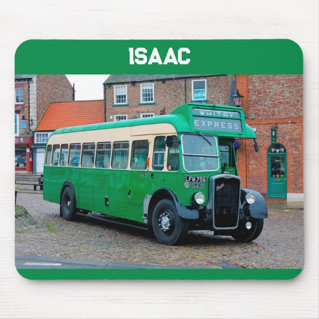 Tapis De Souris Vintage Express blanc Crosville Personnalisé (Devant)