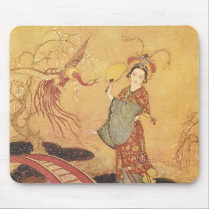 Tapis De Souris Vintage Fairy Tale Princess Badoura, Edmund Dulac
