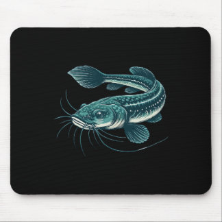 Tapis De Souris Vintage Fishing Artwork Walking Catfish
