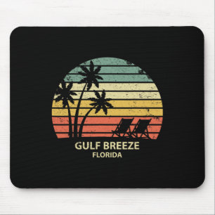 Tapis De Souris Vintage Floride Golfe Breeze Beach T Chemise Cool