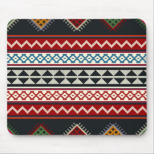 Tapis De Souris Vintage géométrique classique mignon tendance colo