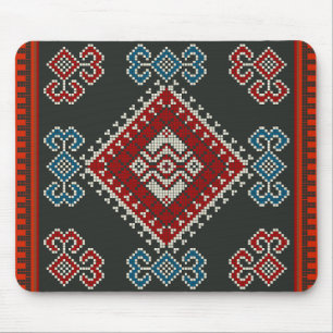 Tapis De Souris Vintage géométrique classique mode coloré