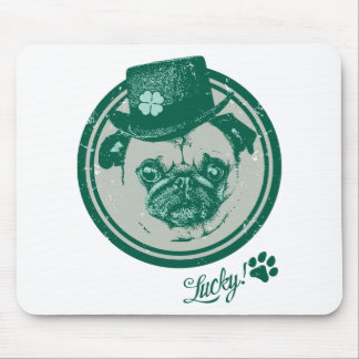 Tapis De Souris Vintage Grunge St Patrick's Day Carlins Tee - shir