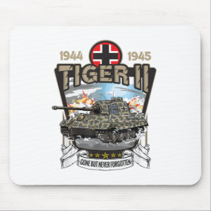 Tapis De Souris Vintage Guerre Mondiale 2 Tigre Allemand Tank 2 Ii