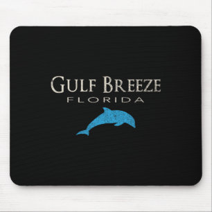 Tapis De Souris Vintage Gulf Breeze Fl Dolphin T Shirt