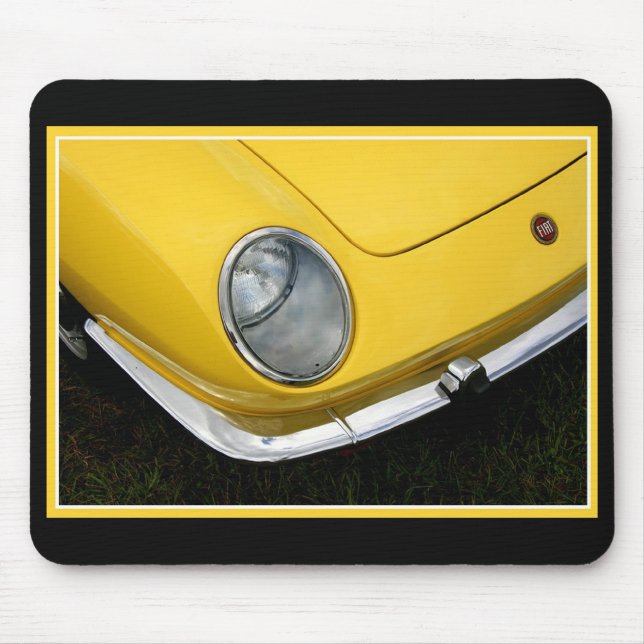 Tapis De Souris Vintage jaune (Devant)