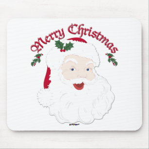 Tapis De Souris Vintage Joyeux Noël Père Noël - script