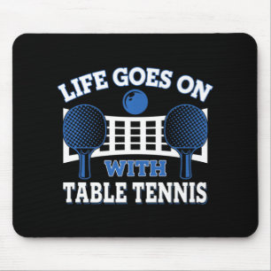 Tapis De Souris Vintage Life Continue Avec Le Jeu De Ball De Tenni