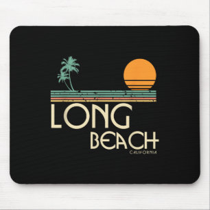 Tapis De Souris Vintage Long Beach Californie