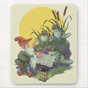 Tapis De Souris Vintage Music Magazine Couverture Art, Etude Frog