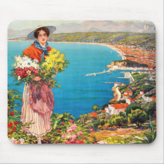 Tapis De Souris Vintage Nice Reine Côte d'Azur