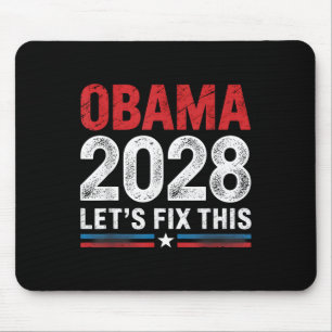 Tapis De Souris Vintage Obama 2028 Un drôle d'élection politique p