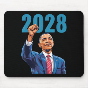 Tapis De Souris Vintage Obama 2028 Un drôle d'élection politique p
