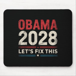 Tapis De Souris Vintage Obama 2028 Un drôle d'élection politique p
