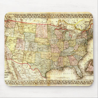 Tapis De Souris Vintage Old États-Unis États-Unis