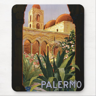 Tapis De Souris Vintage Palermo Italie Voyage Tourisme Annonce