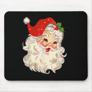 Tapis De Souris Vintage Père Noël Face Noël Noël Noël Noël Noël Pè