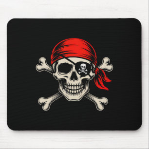 Tapis De Souris Vintage Pirate Halloween Crâne Ndana Hommes garçon