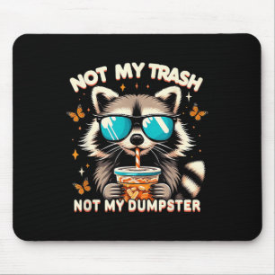Tapis De Souris Vintage Raccoon Pas Ma Trac Pas Ma Dépouille Racco