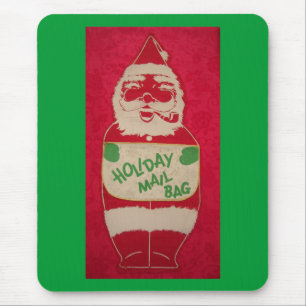 Tapis De Souris Vintage Santa Mail Bag