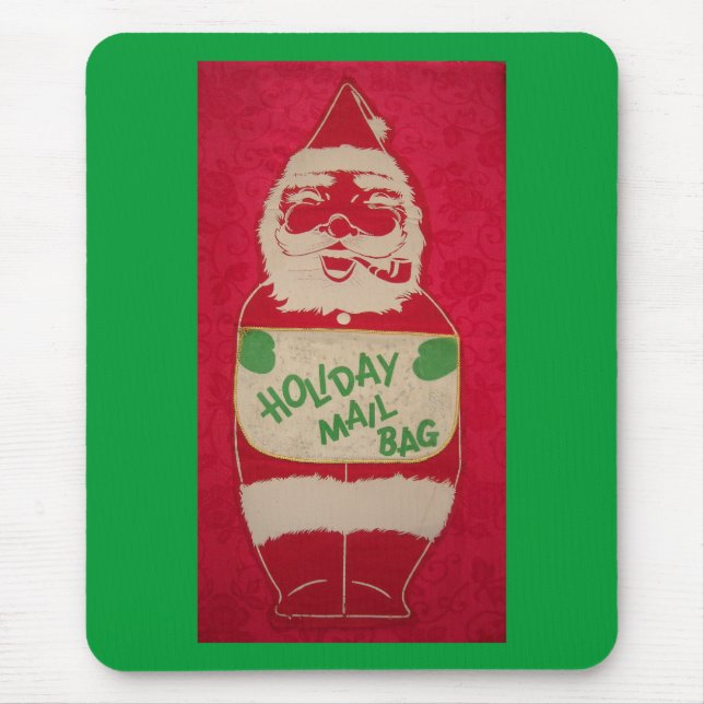 Tapis De Souris Vintage Santa Mail Bag (Devant)