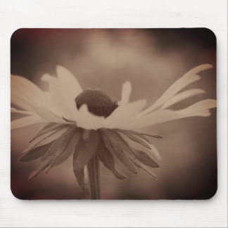 Tapis De Souris Vintage Sepia Black Eyed Susan Flower
